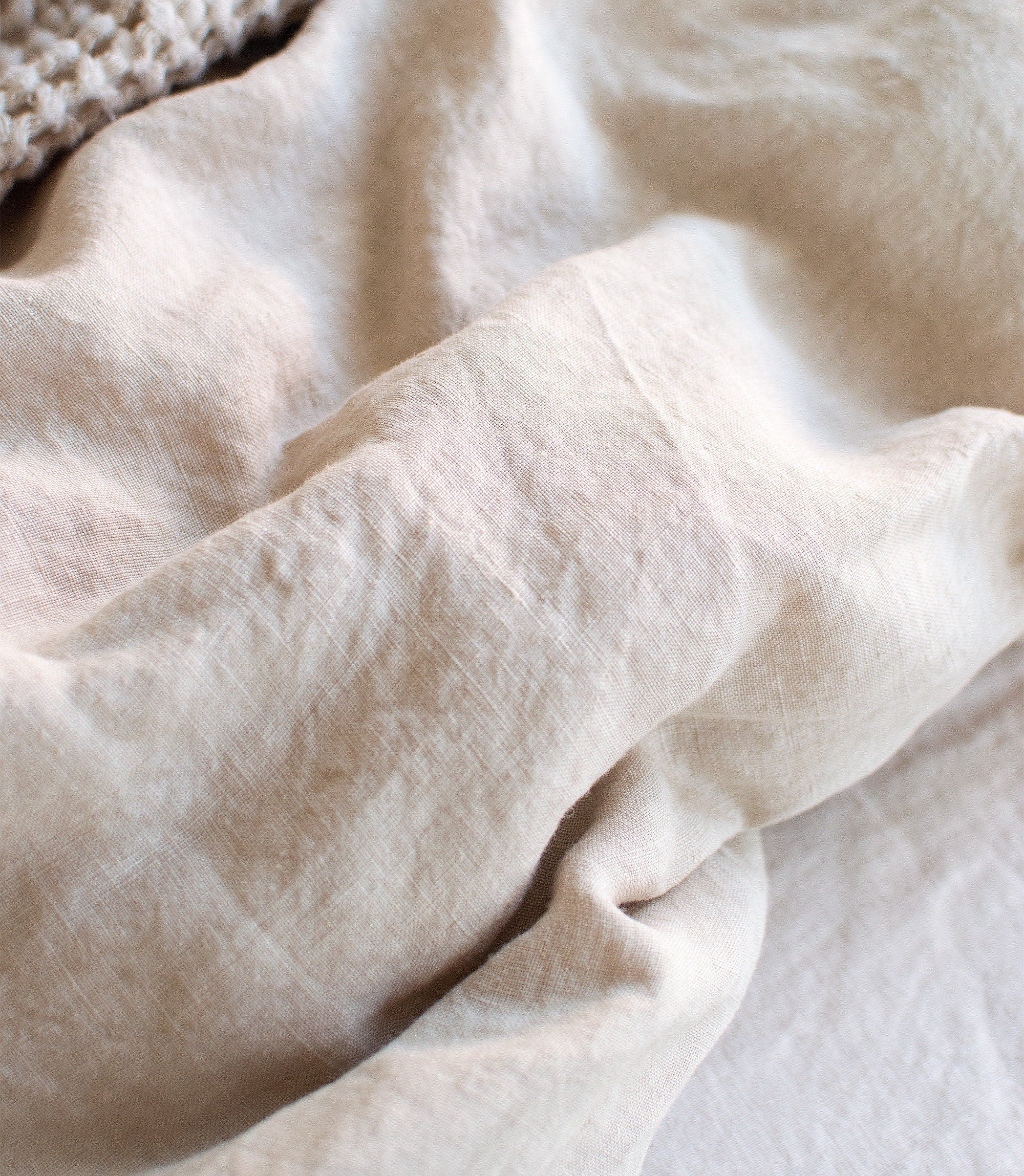 Linen Sheet Set in Cream
