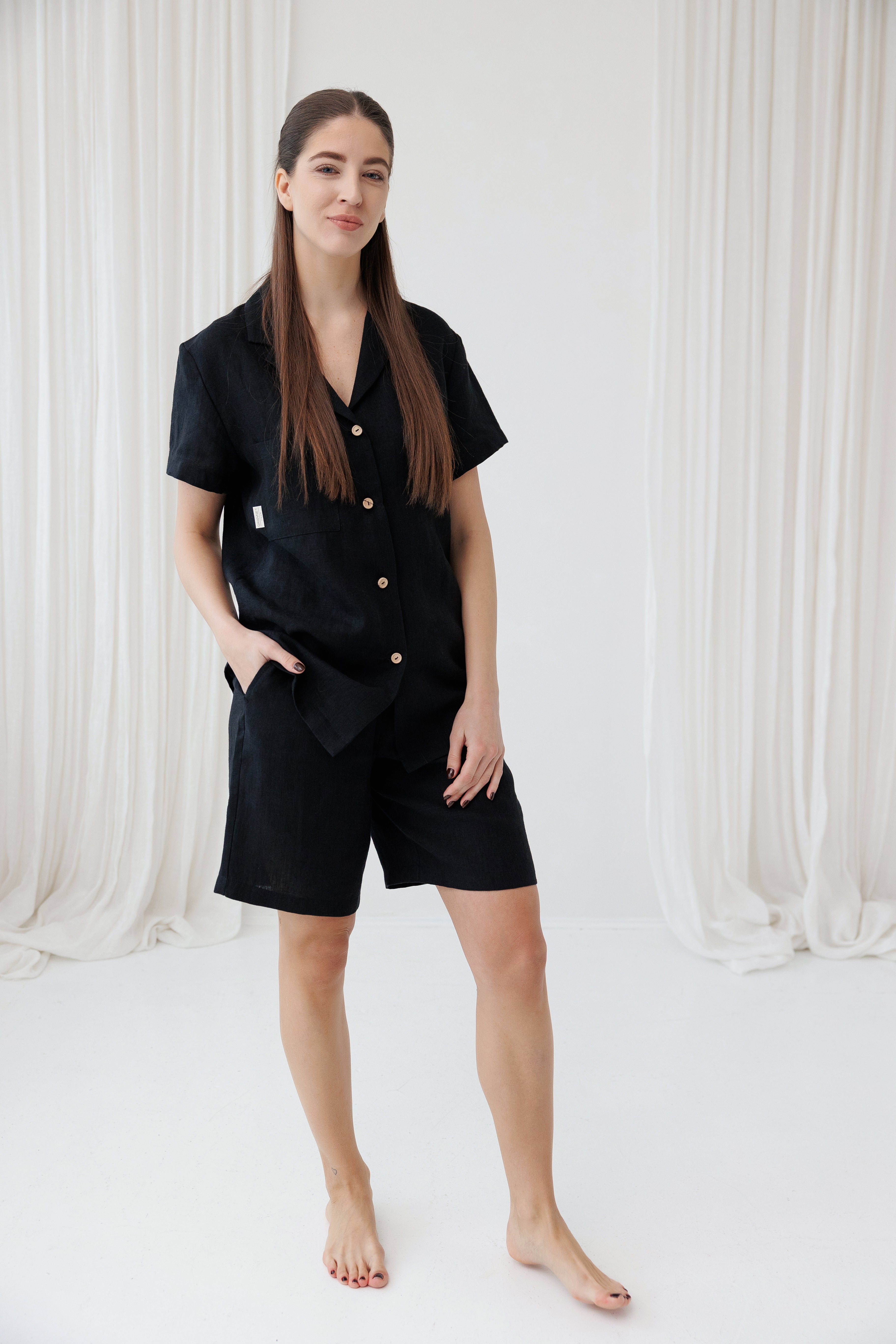 Pajama set LOUNGE in Space Black