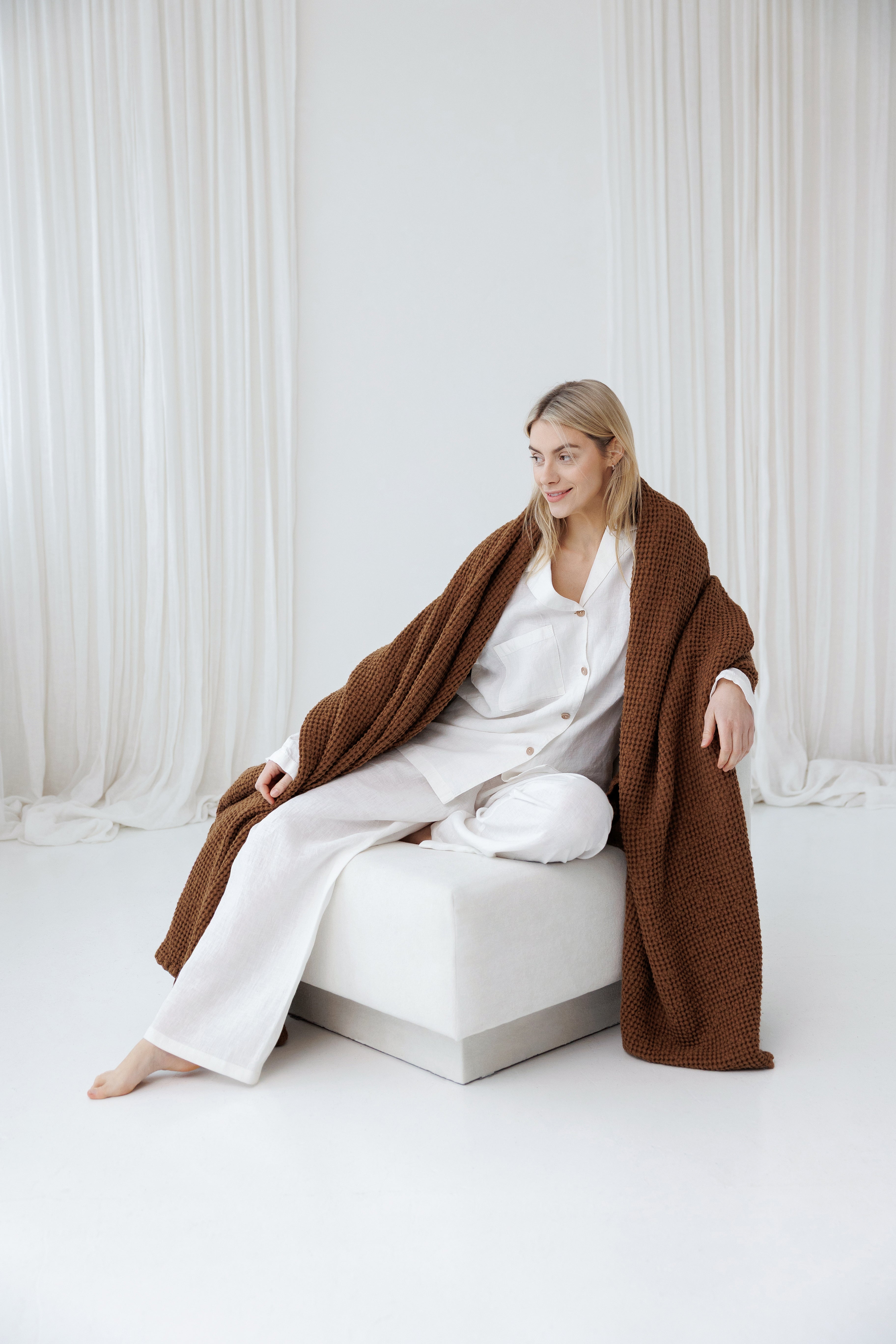 Pajama set FLOCCA in Milky White