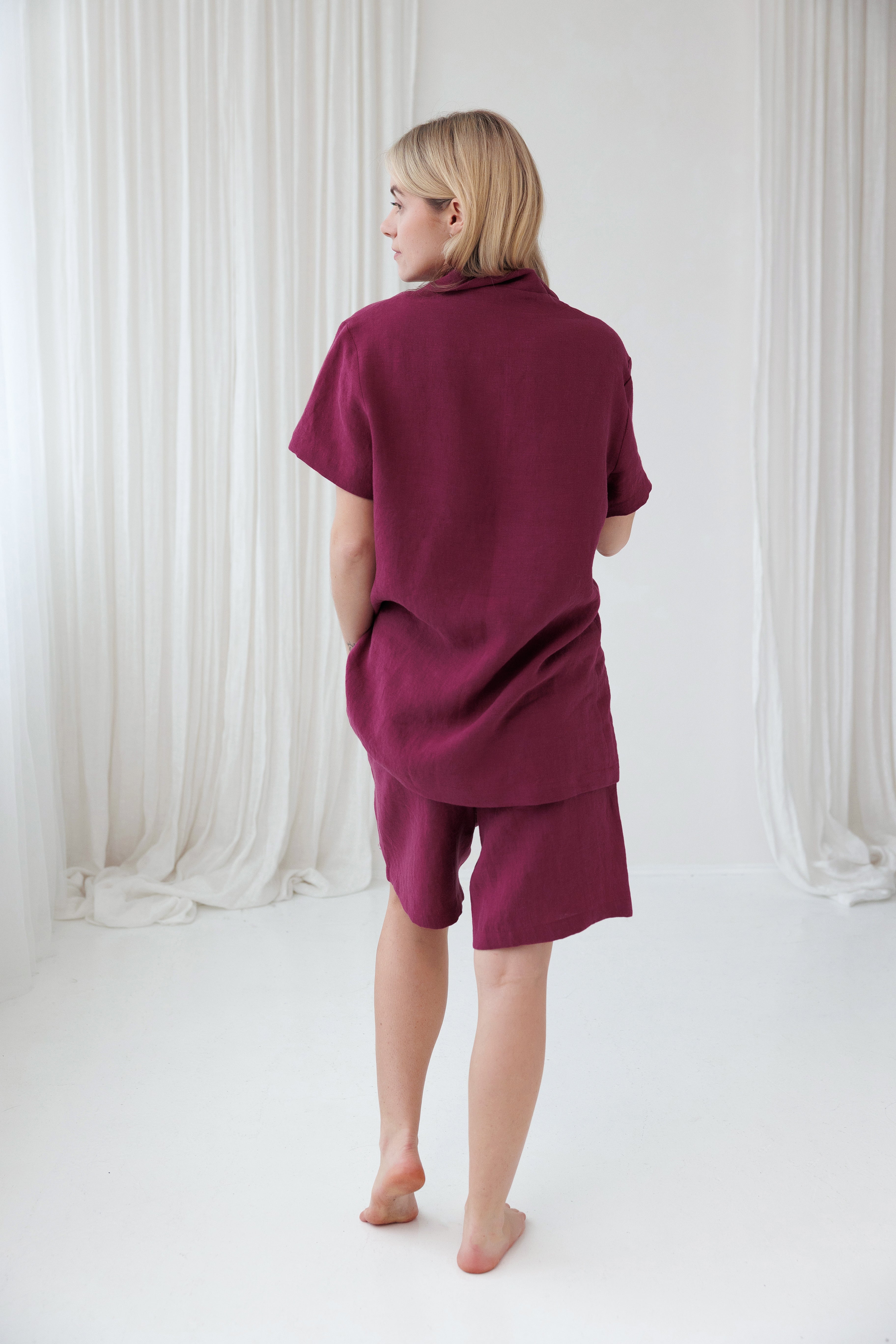 Pajama set LOUNGE in Fuchsia