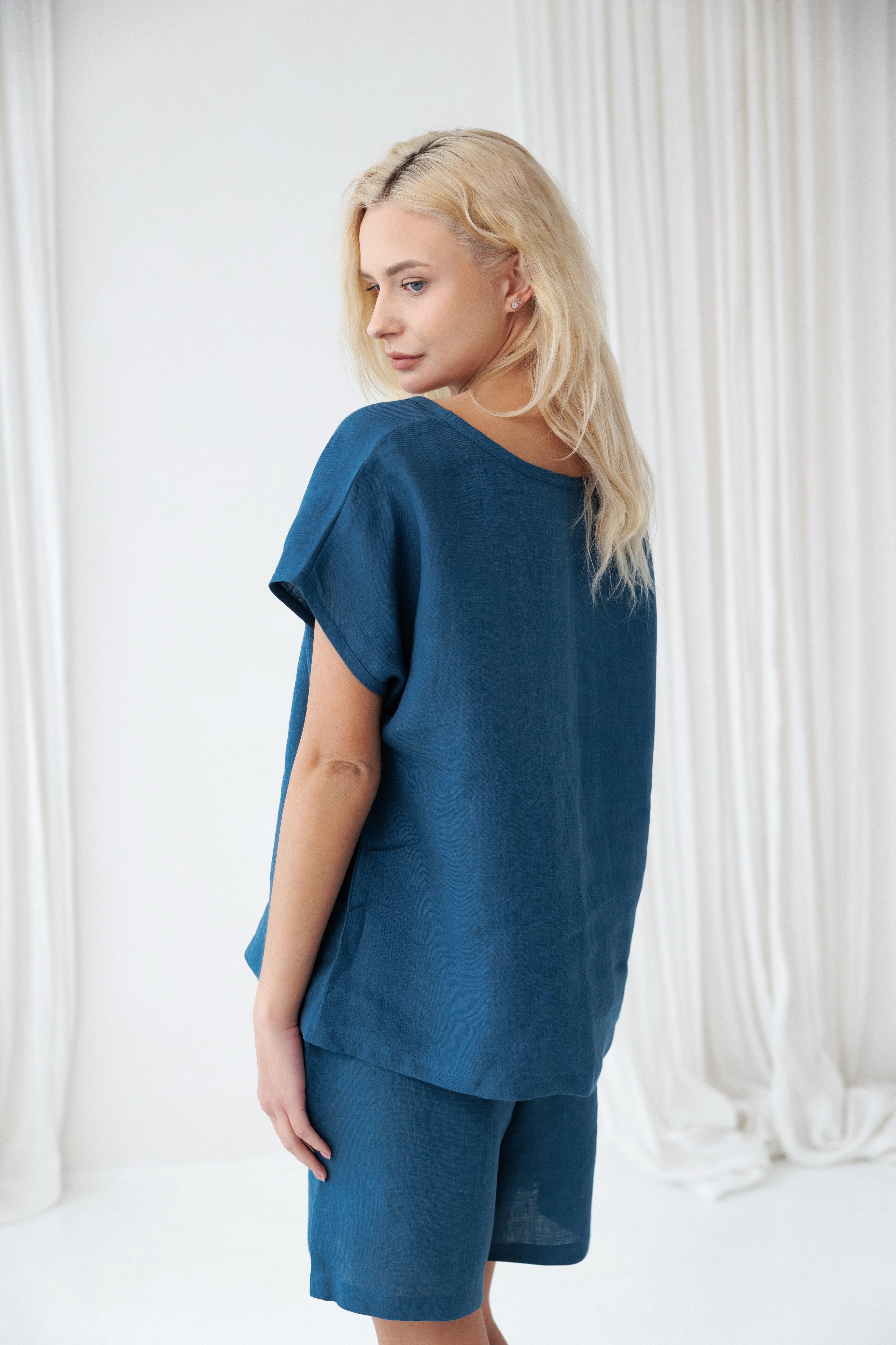 Pajama set COSY in Lake Blue