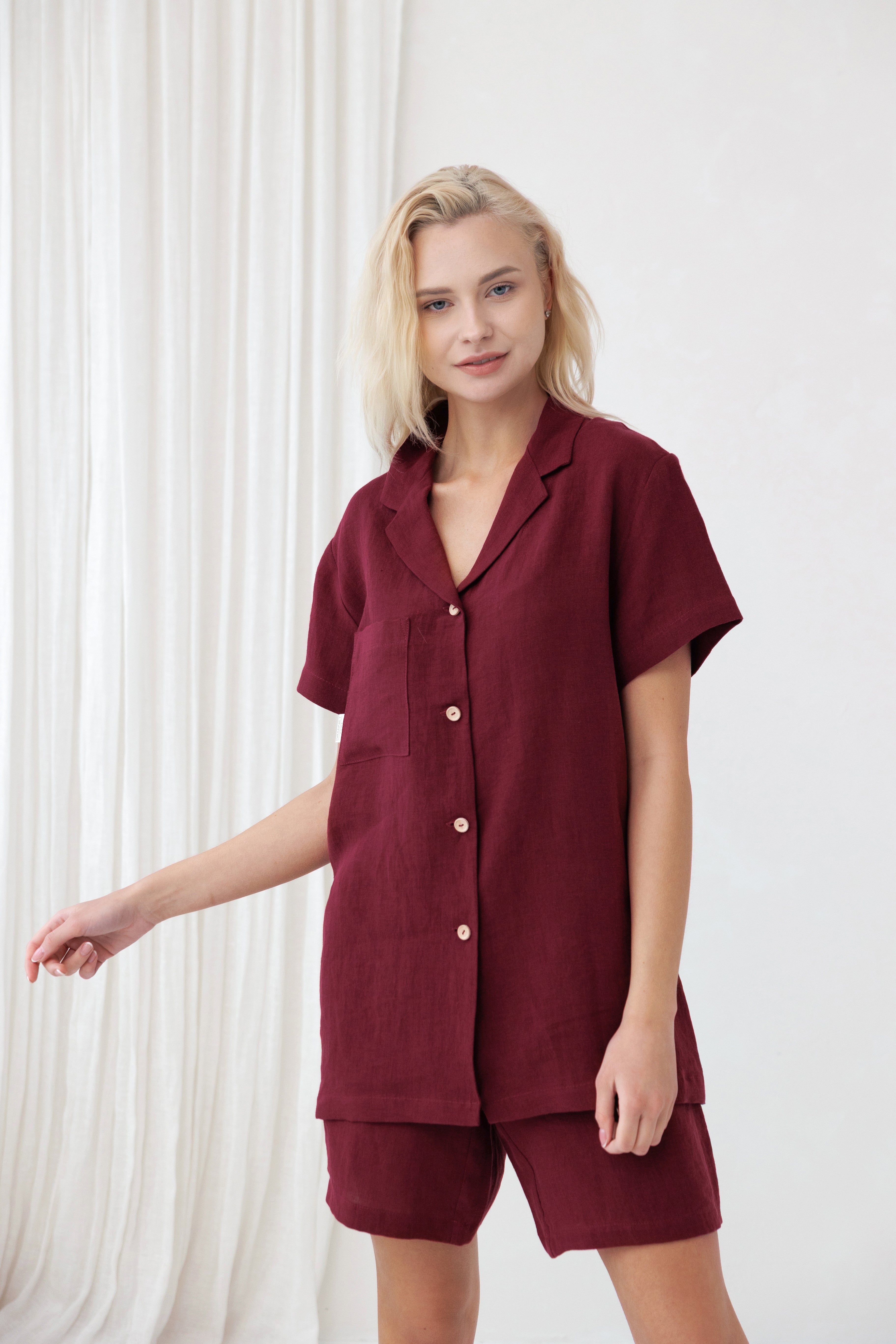 Pajama set LOUNGE in Maroon