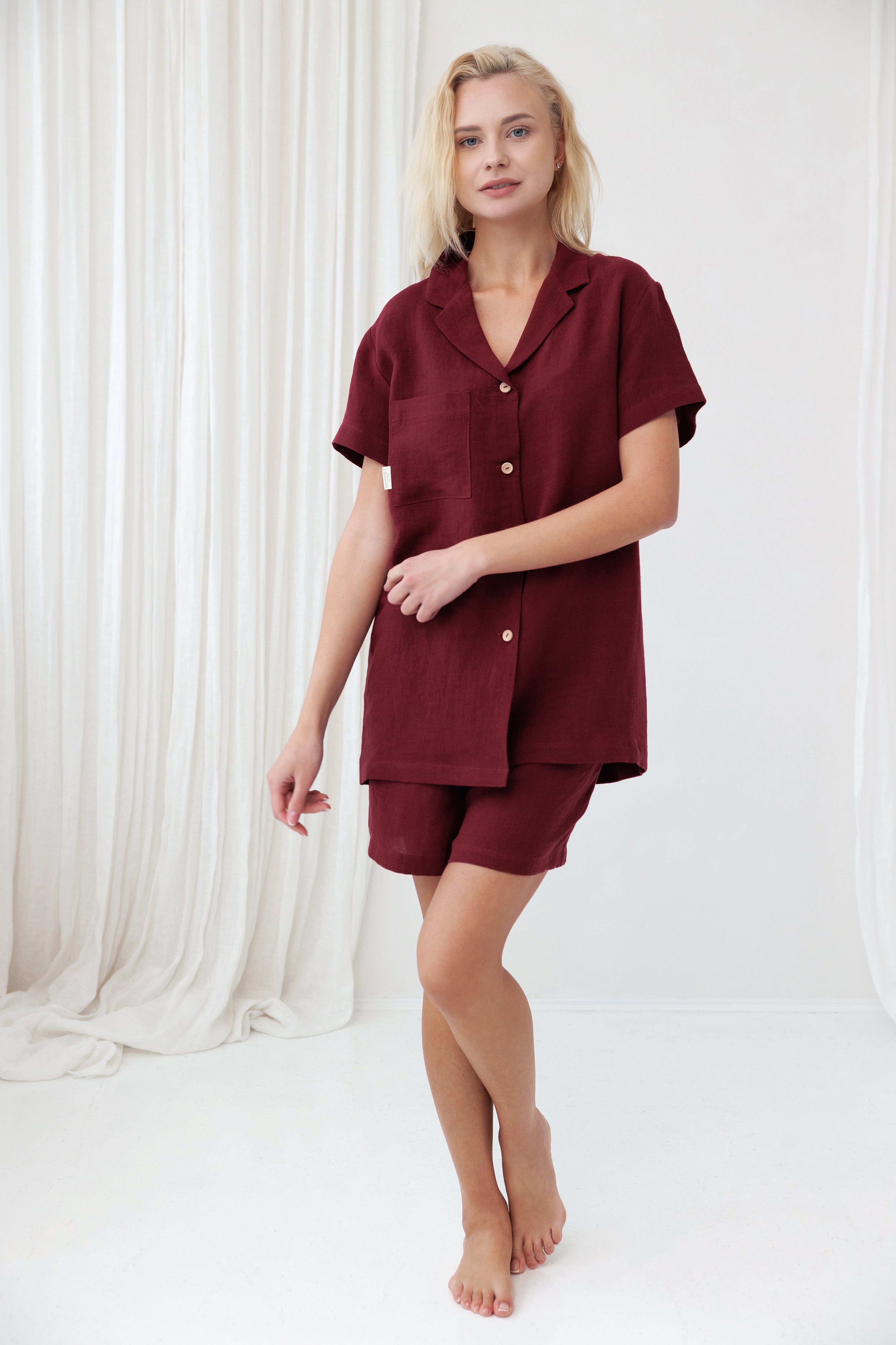 Pajama set LOUNGE in Maroon