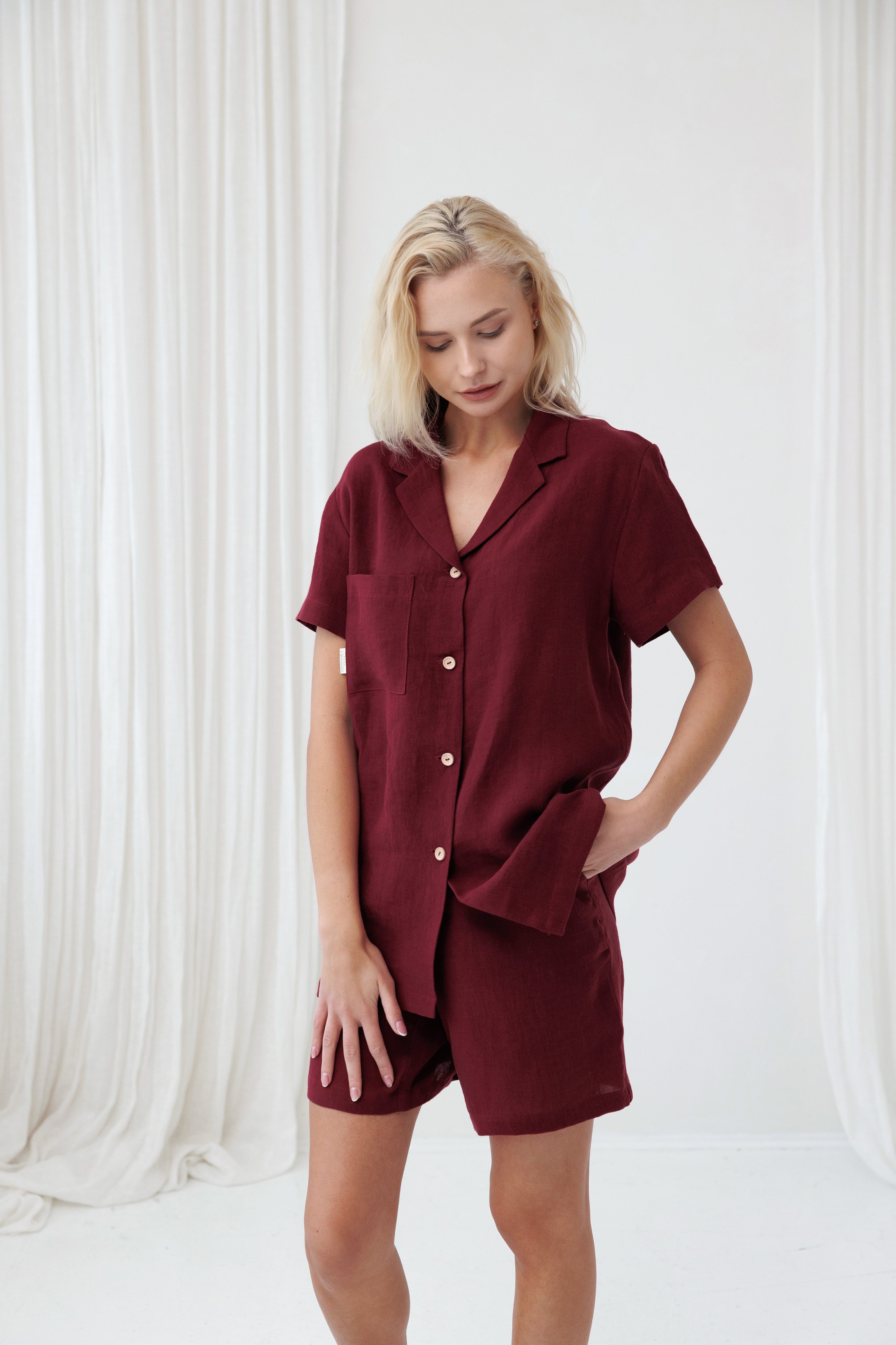 Pajama set LOUNGE in Maroon