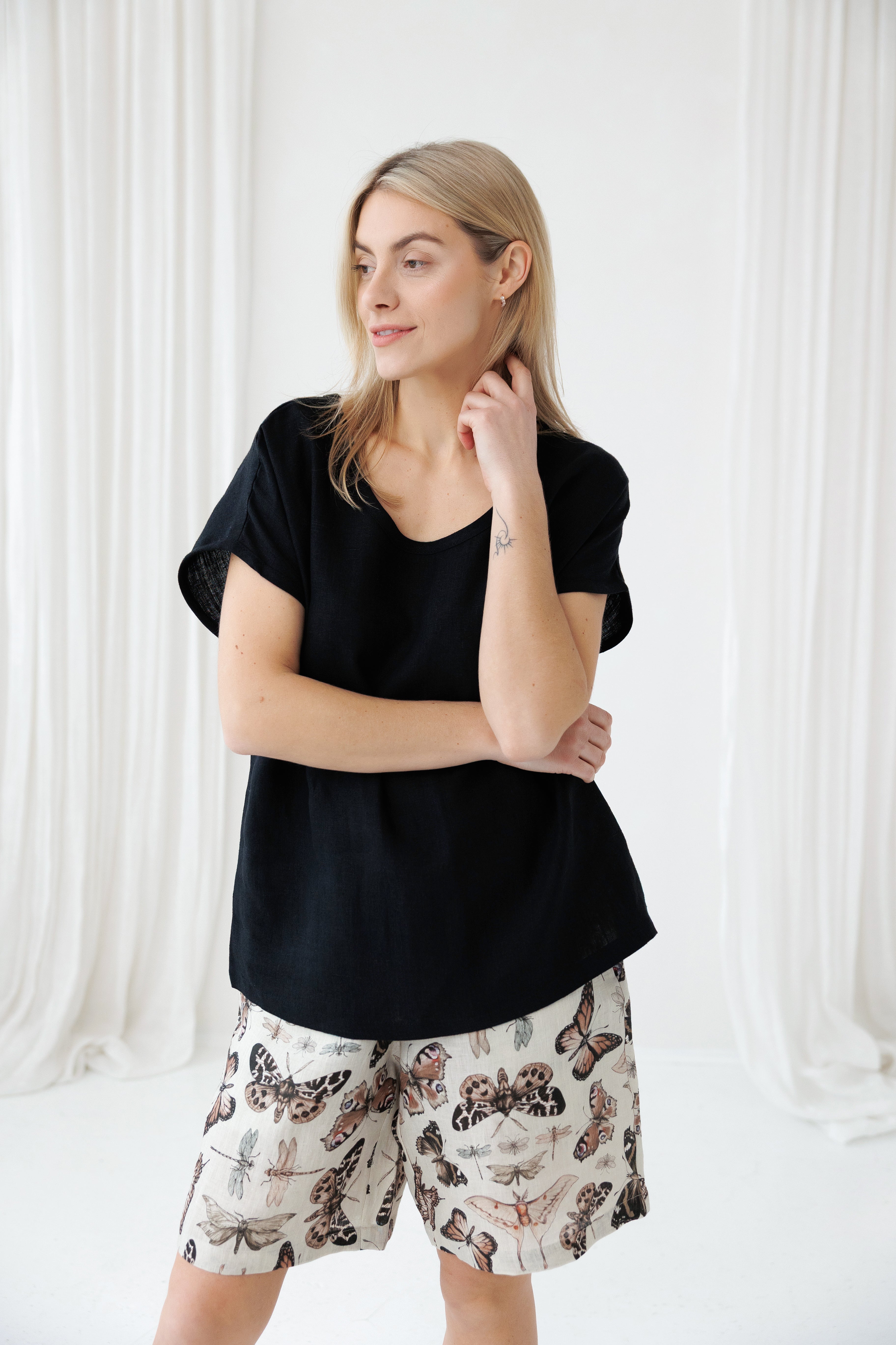 Pajama set COSY in Butterfly