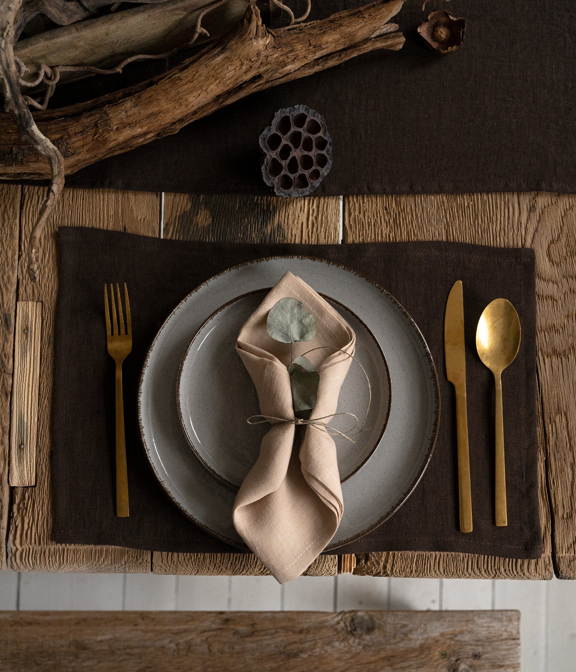 Linen Napkin in Cream