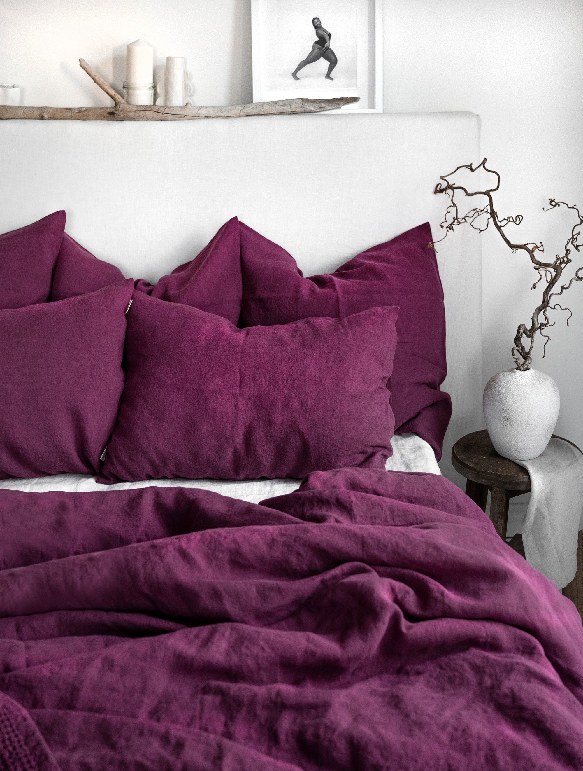 Waffle Blanket in Fuchsia