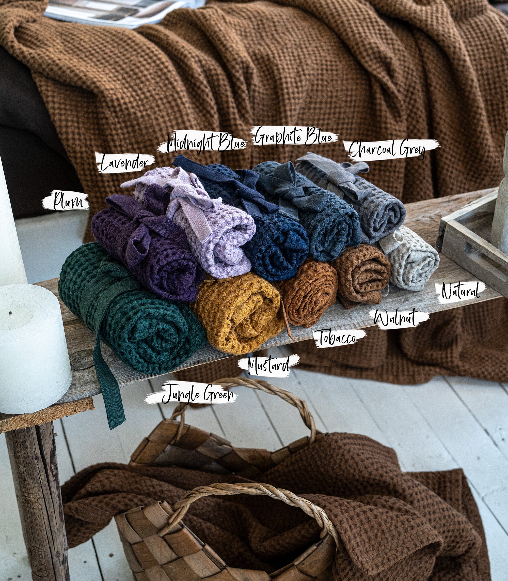 Linen Travel Hand Towels