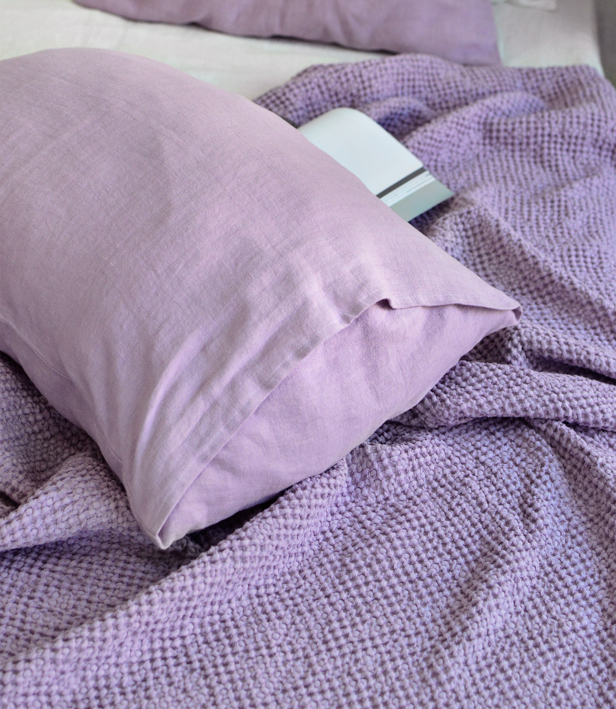 Linen Pillowcase in Lavender
