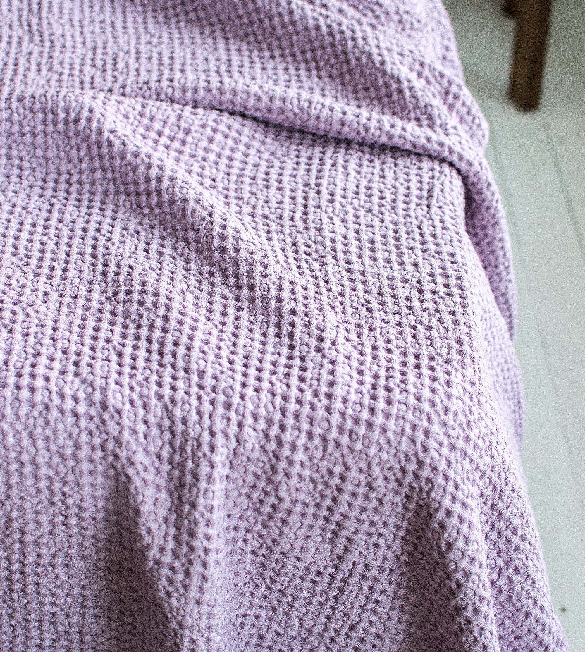 Waffle Blanket in Lavender