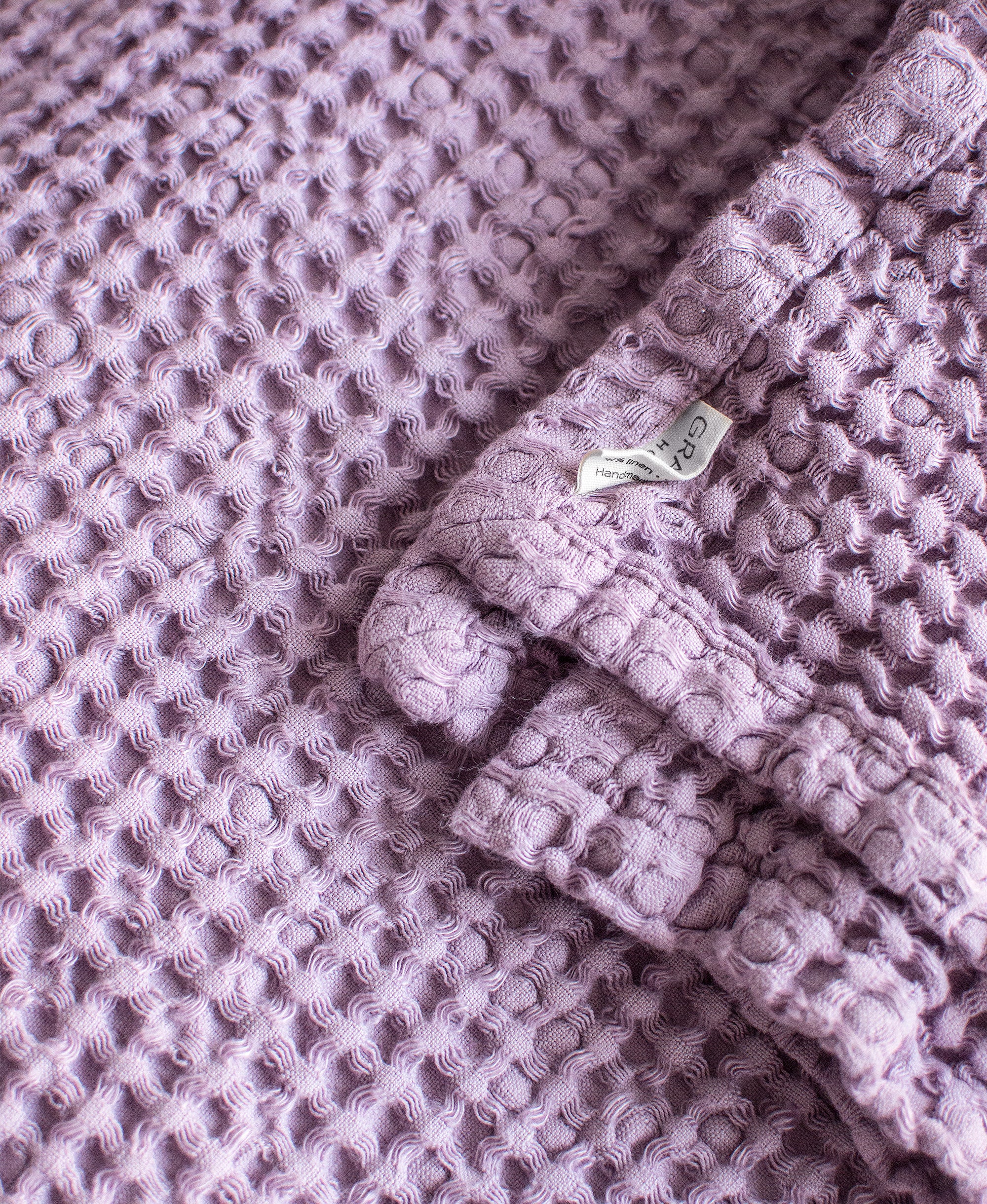 Waffle Blanket in Lavender