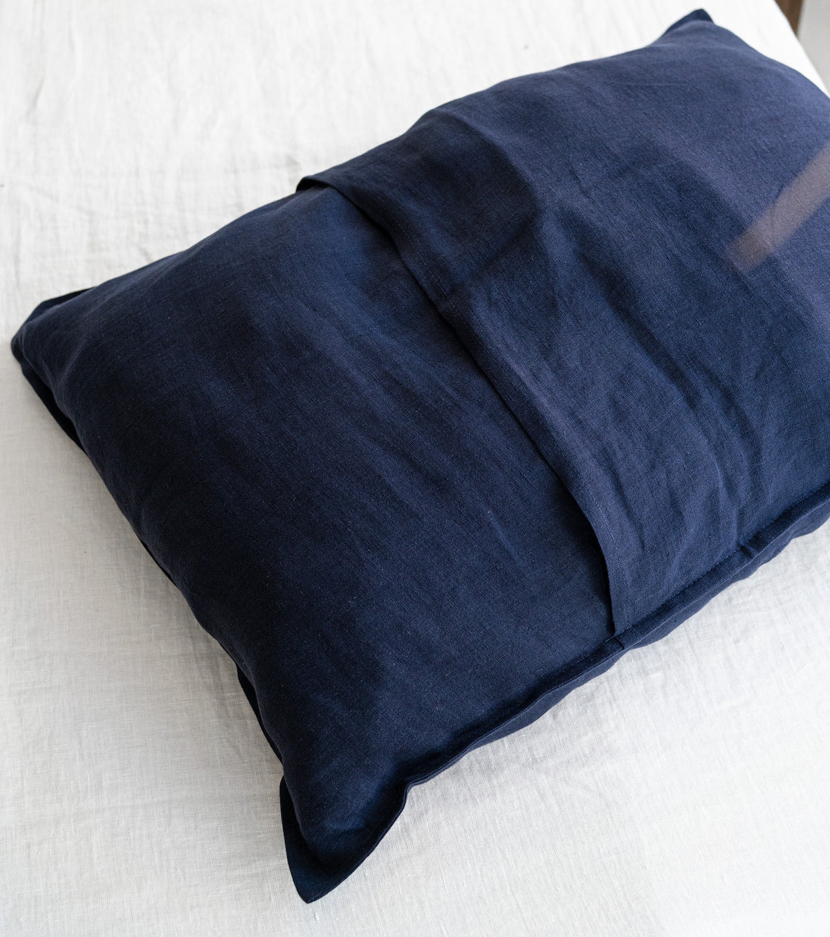 Linen Pillowcase with Minimalistic Border