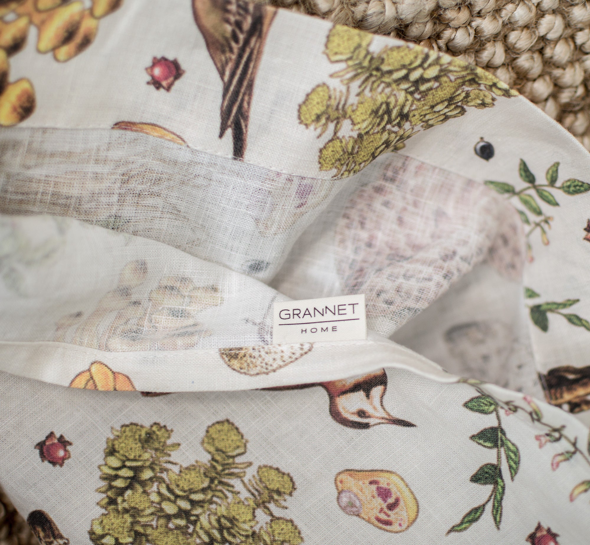 Linen Curtains in Mushroom