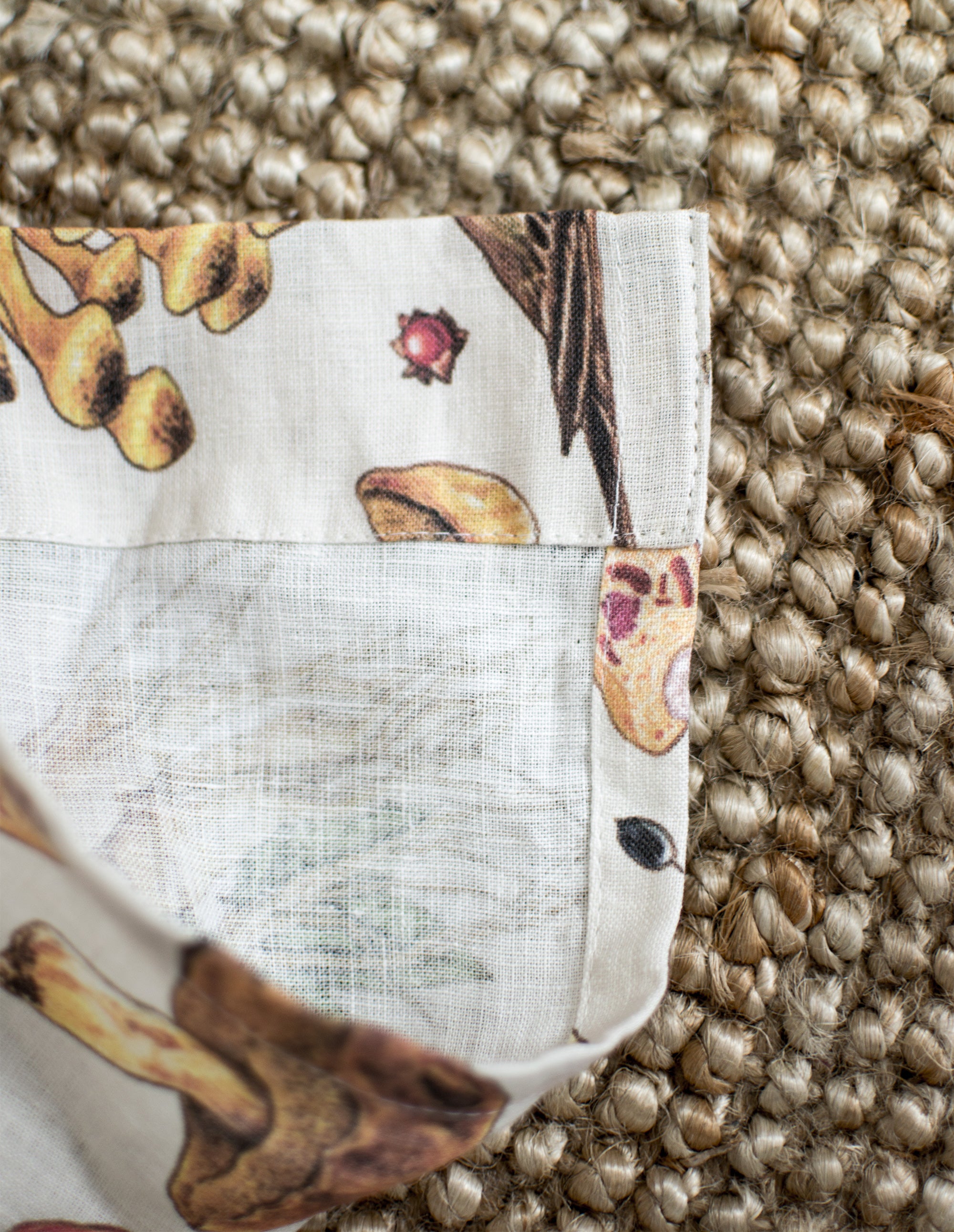 Linen Curtains in Mushroom