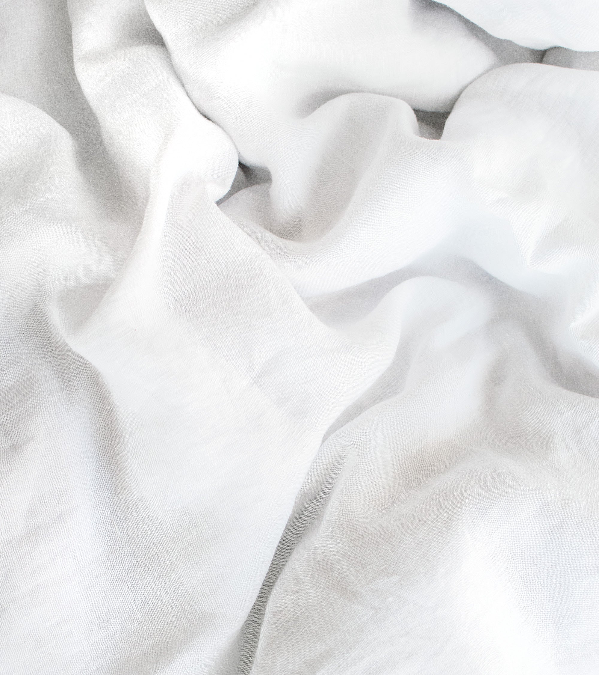 Linen Sheet Set in Milky White / Optic White