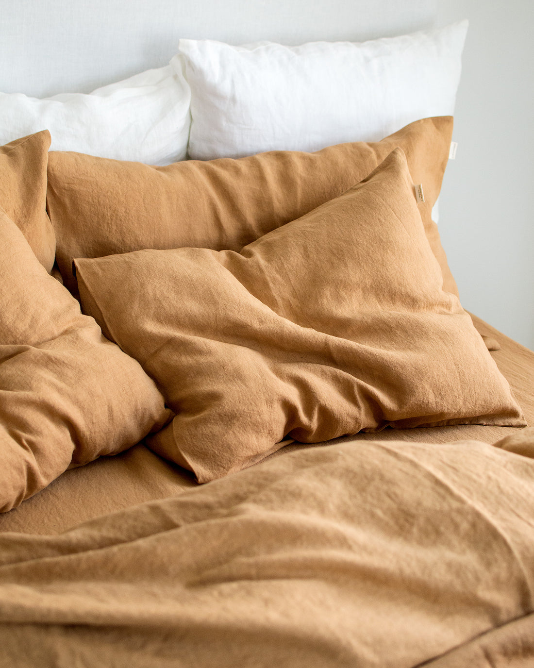 Linen Sheet Set in Peanut