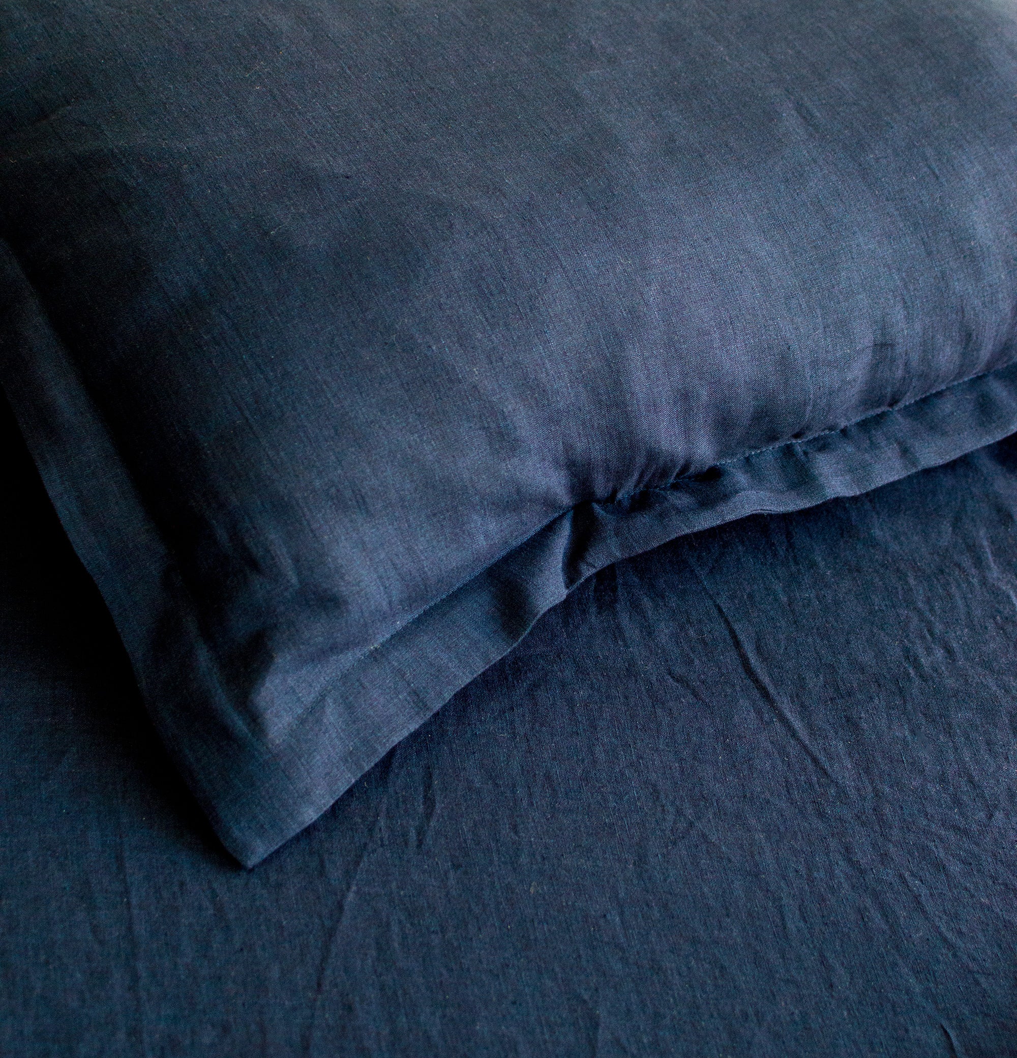 Linen Pillowcase with Border Edge