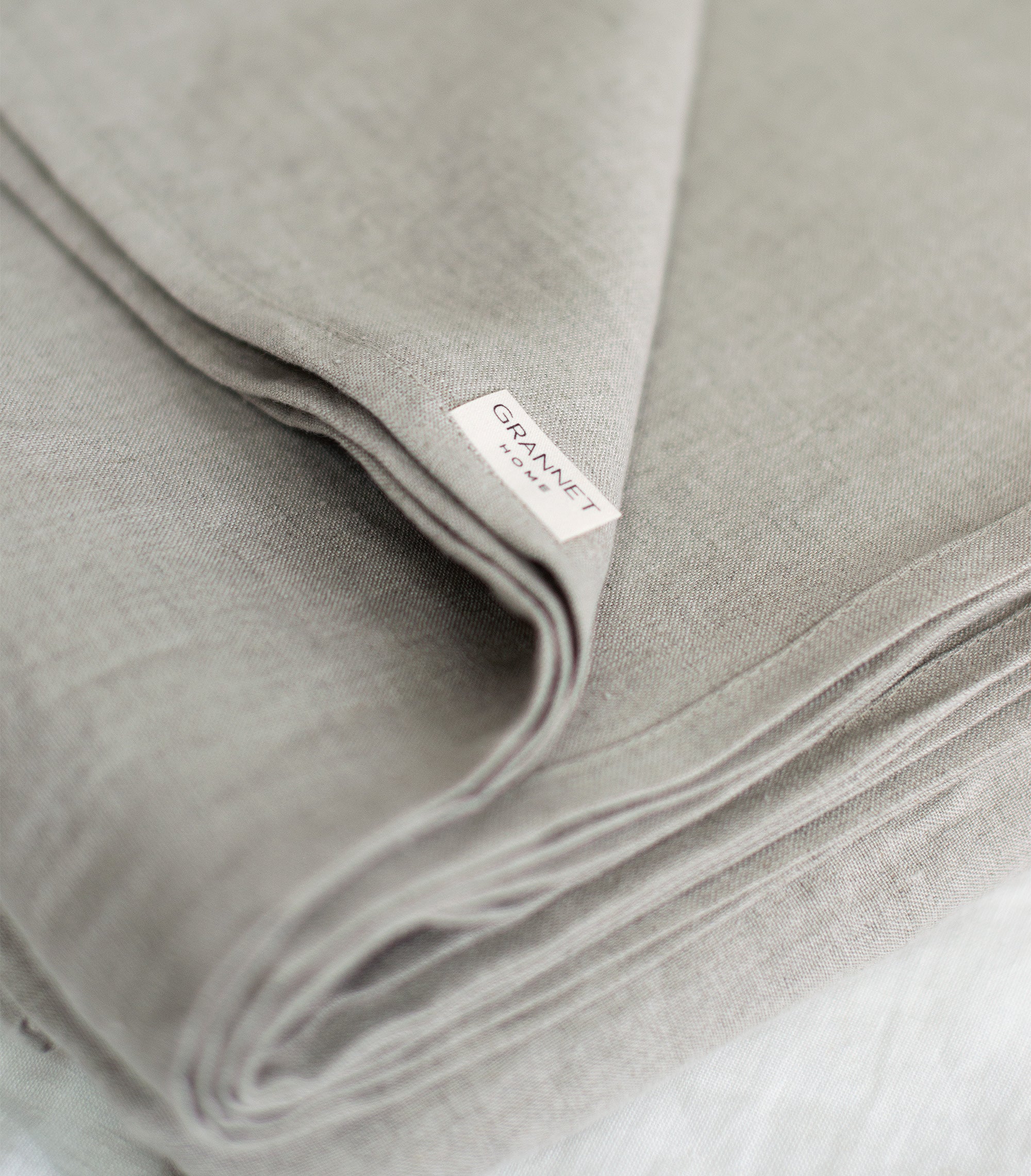 Linen Flat Sheet in Natural (Oatmeal)