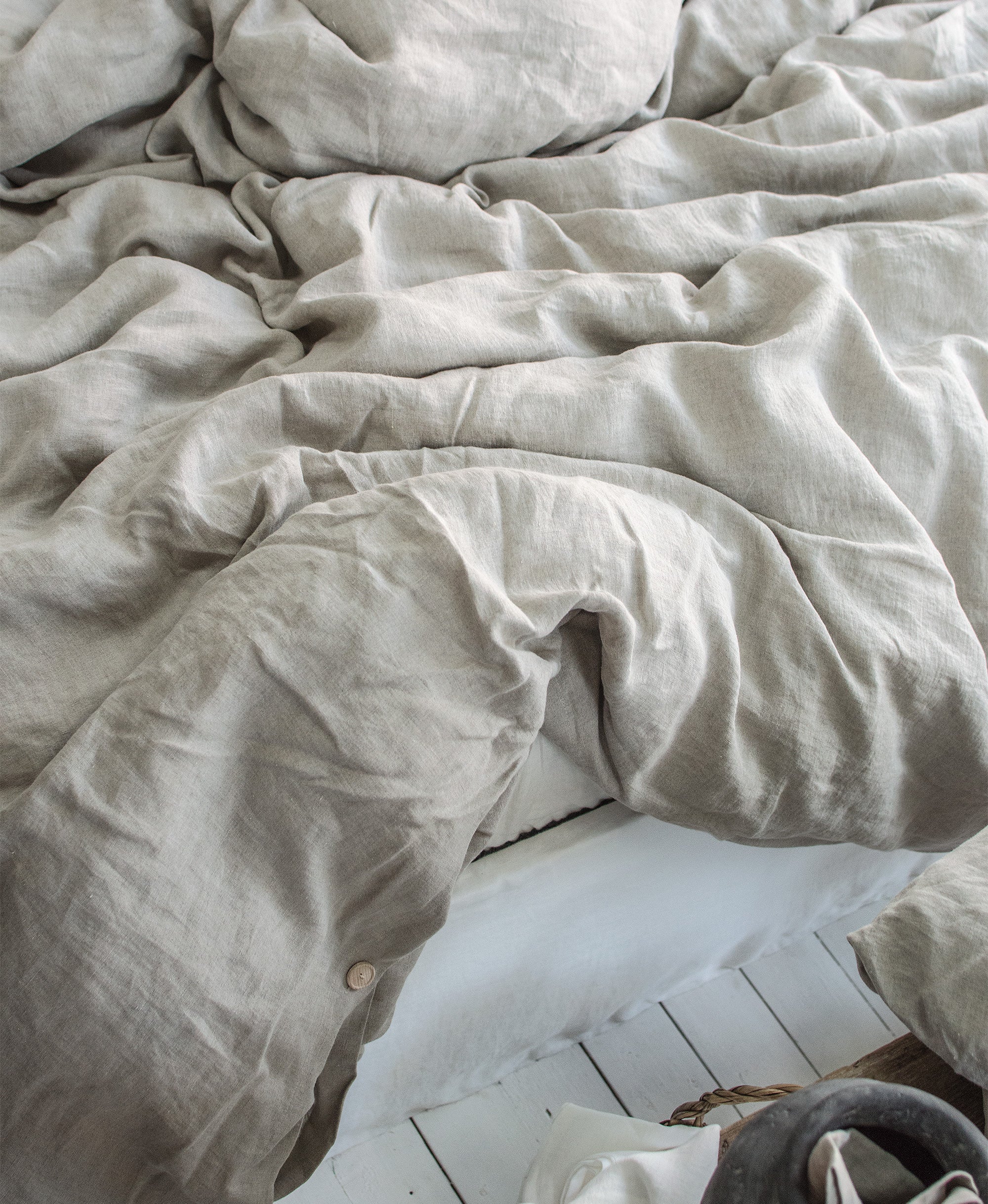 Linen Sheet Set in Natural (Oatmeal)