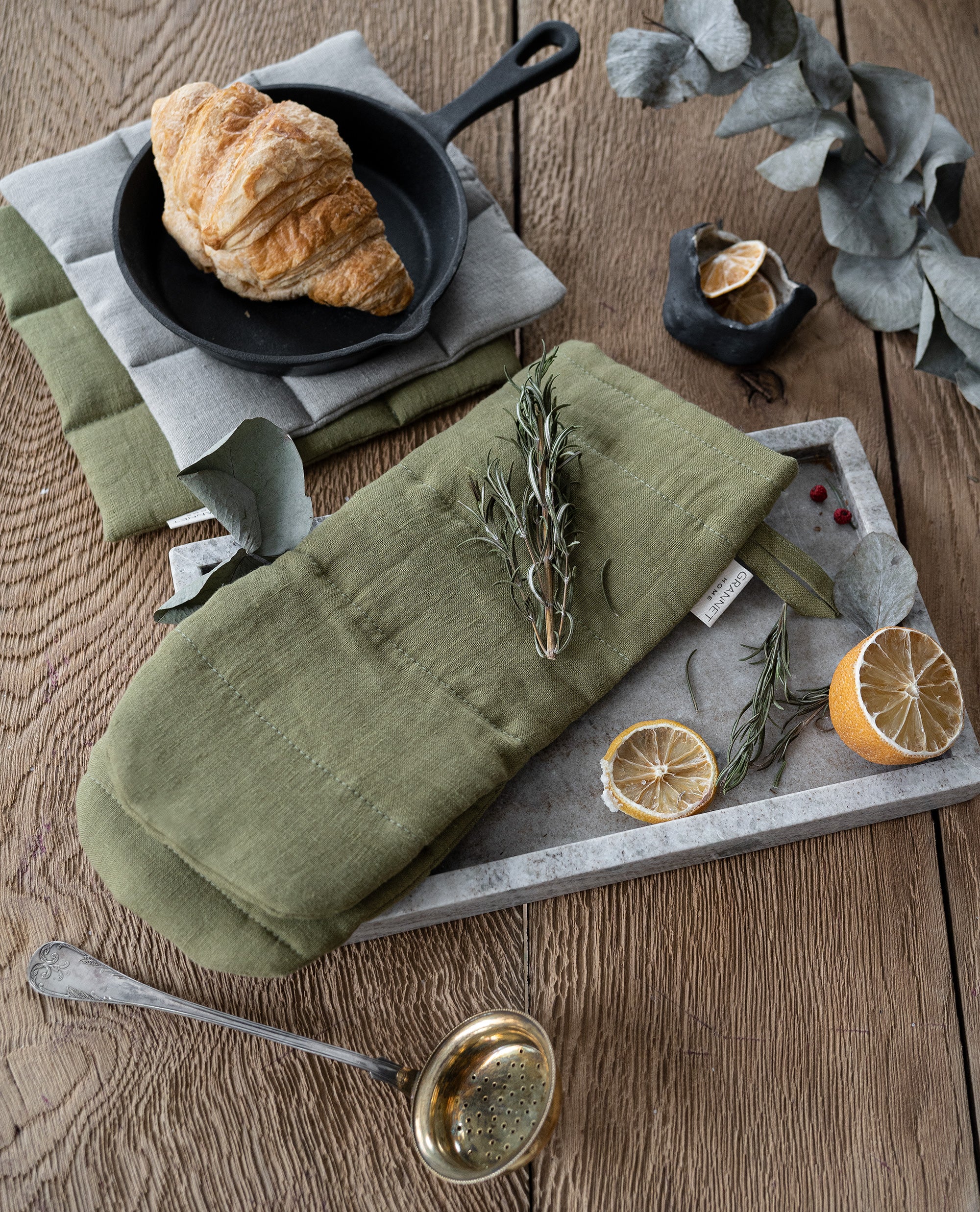 Oven Mitt Glove in Olive Green