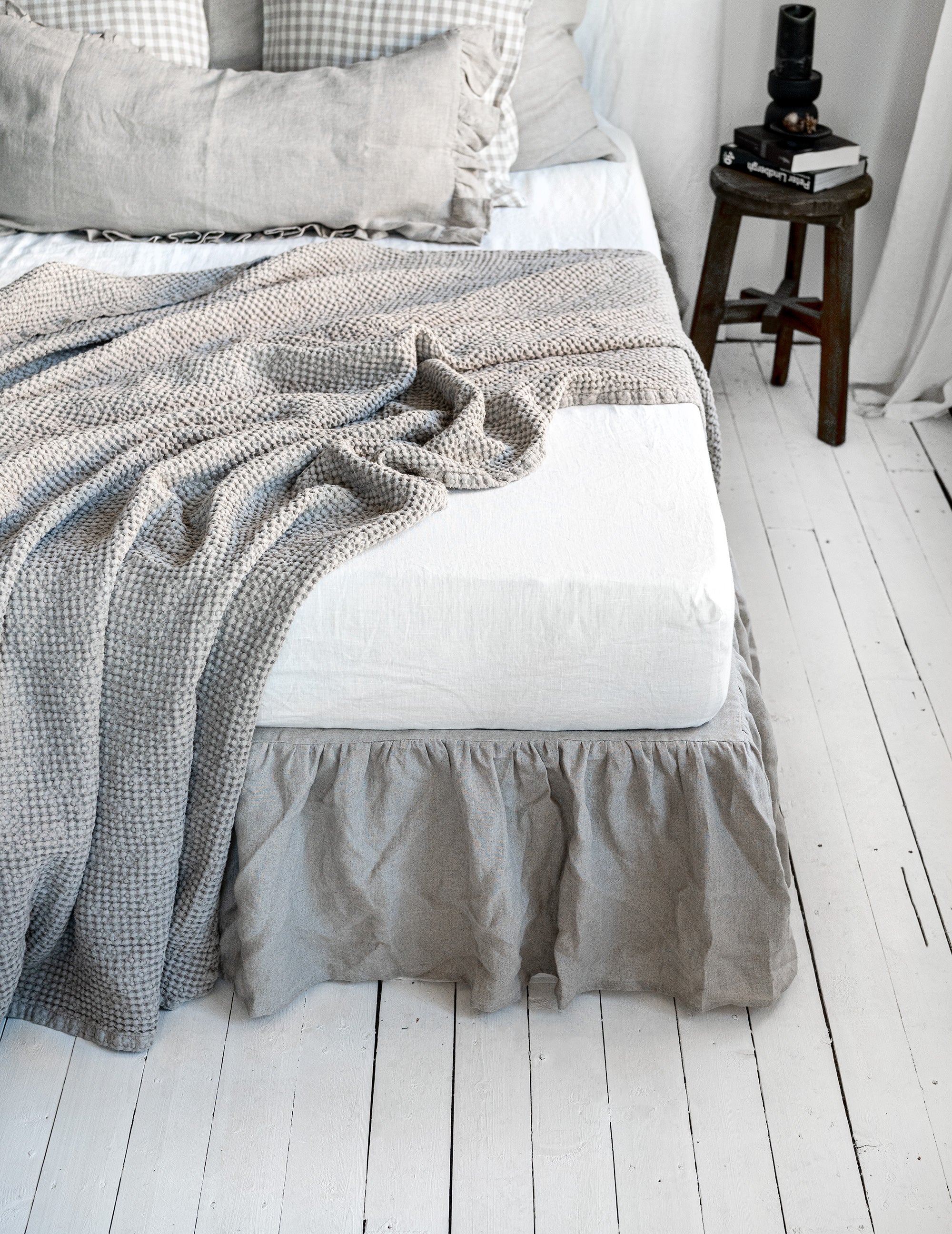 Waffle Blanket in Natural (Oatmeal)