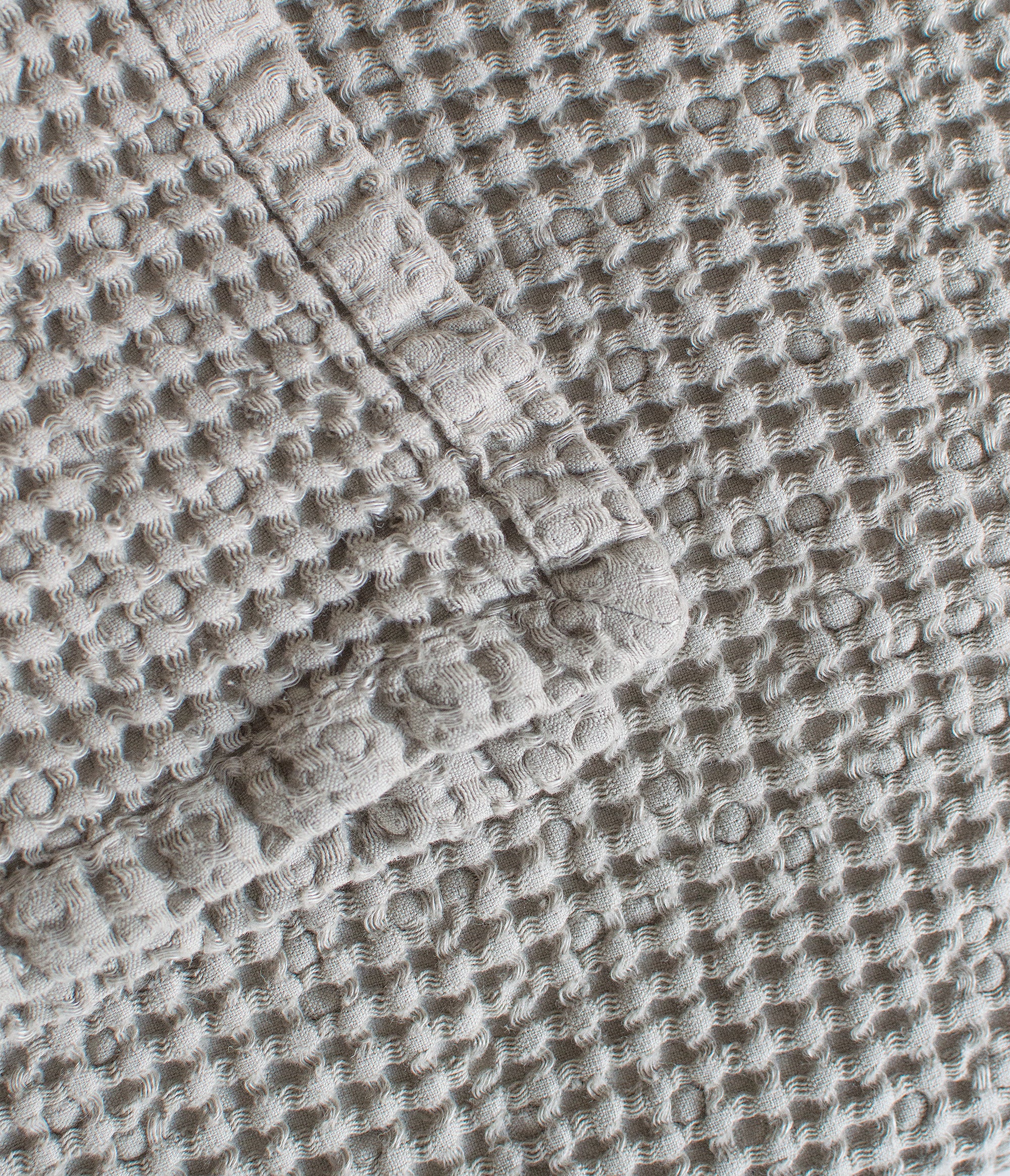 Waffle Blanket in Natural (Oatmeal)