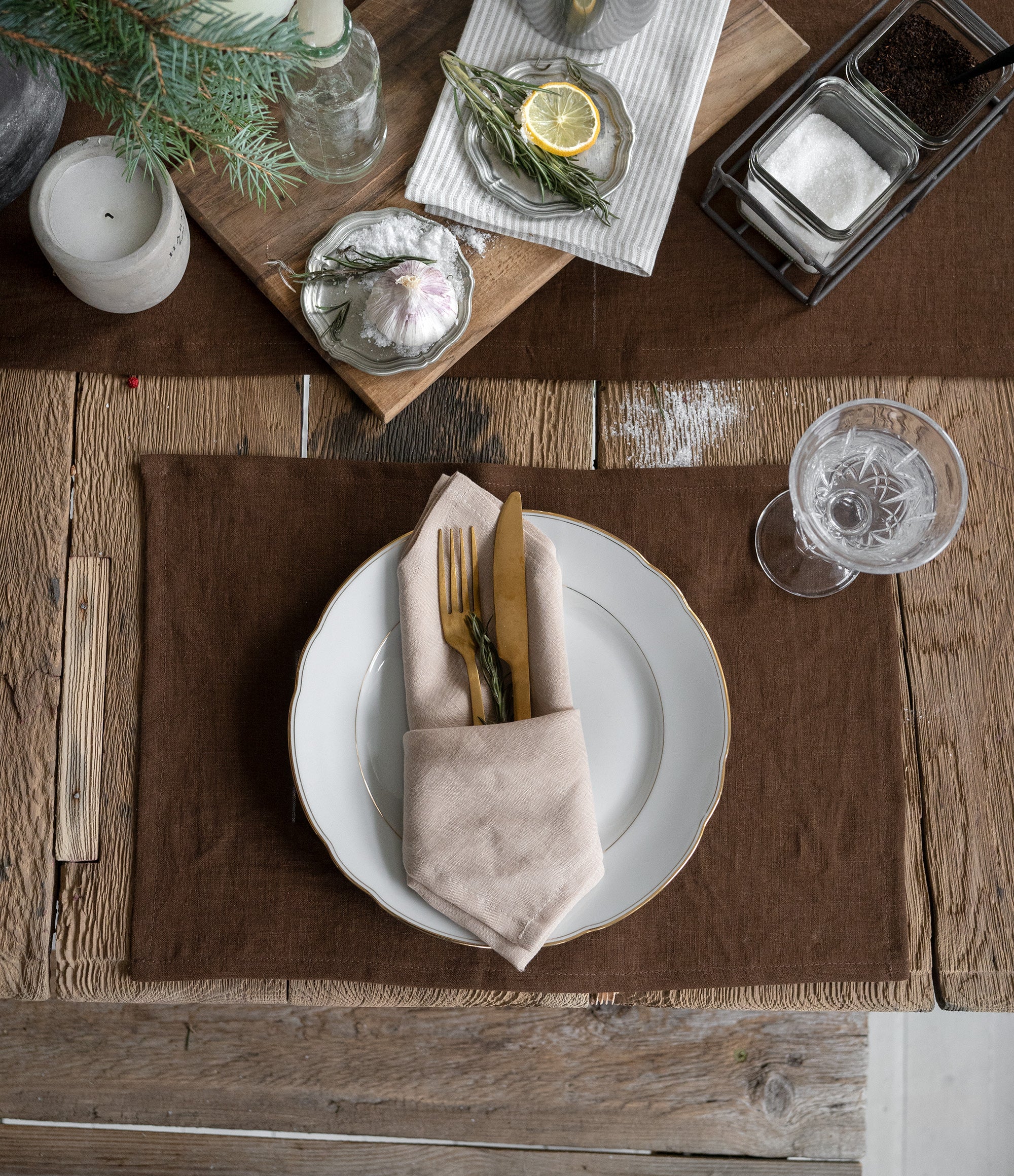 Linen Napkin in Cream